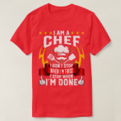 Im a Chef調理師スーシェフ料理長シェフ料理 Tシャツ (デザイン正面)