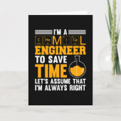 I'm A Chemical Engineer I'm Right カード (正面)