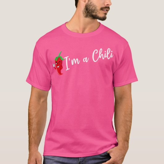 I'M A Chili Spicy Food Flavoring Chili Lover Peppe Tシャツ (正面)
