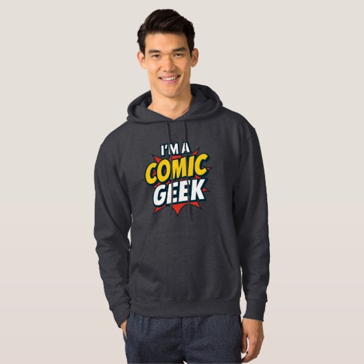 I'm A Comic Geek Hoodie パーカ (正面フル)