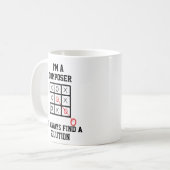 Im A Composer I常にソリューションマグを見つける コーヒーマグカップ (正面左)