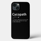 IM A Cycopath Funny Bike Cycling Gift  Case-Mate iPhoneケース (裏面)