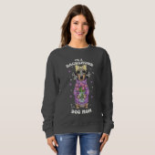 I'm a Dachshund Dog Mom - Purple Sweater スウェットシャツ (正面フル)