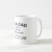 I'm a Dad And a Data Scientist Nothing Scares Me コーヒーマグカップ (正面右)