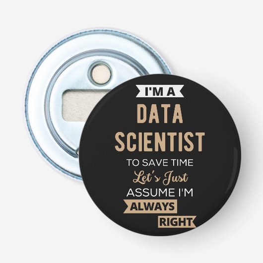 I'm A Data Scientist, To Save Time Let's Just 栓抜き (正面)