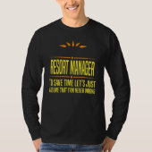 Im a Desk Resort Manager Tシャツ (正面)