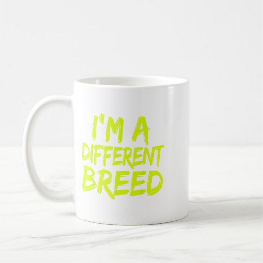 I'm A Different Breed _ Ec Motivational Work Out  コーヒーマグカップ (左)