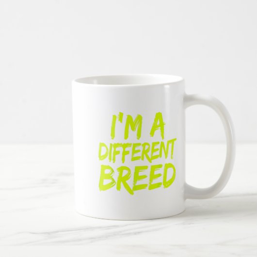 I'm A Different Breed _ Ec Motivational Work Out  コーヒーマグカップ (右)