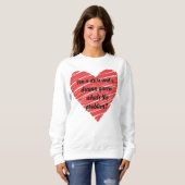 I'm a diva and a drama queen スウェットシャツ (正面フル)