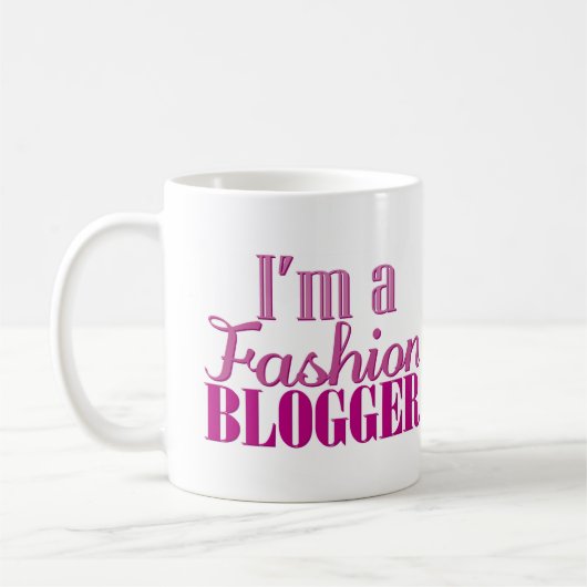 I'm a Fashion Blogger - Mug コーヒーマグカップ (左)