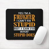 I'm A Firefighter I Can't Fix Stud Funny Firefight マウスパッド (マウス)