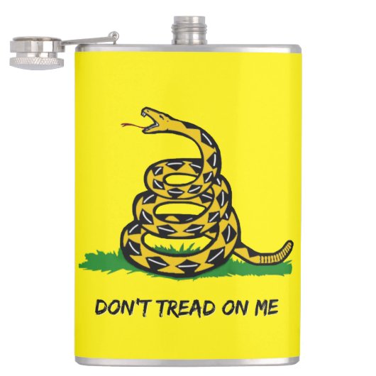 I'm a free man .Don't touch my whisky フラスク (オープン)