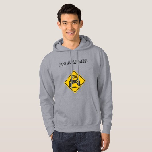 I'm a Gamer Hoodie - Player 67 - Gaming Sweater パーカ (正面フル)