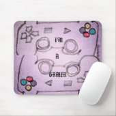 I'M A GAMER MOUSEPAD マウスパッド (マウス)