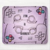 I'M A GAMER MOUSEPAD マウスパッド (正面)
