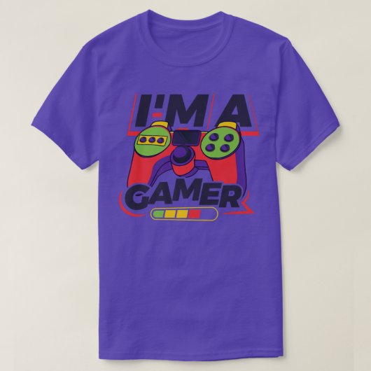 I'm A Gamer Video Game Player Nerd Geek Pc Console Tシャツ (デザイン正面)