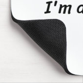 I'm A Ghost Funny White Lie Party  マウスパッド (コーナー)