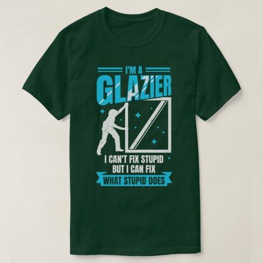 Im A Glazier Window Glass Installer Gift Tシャツ (デザイン正面)
