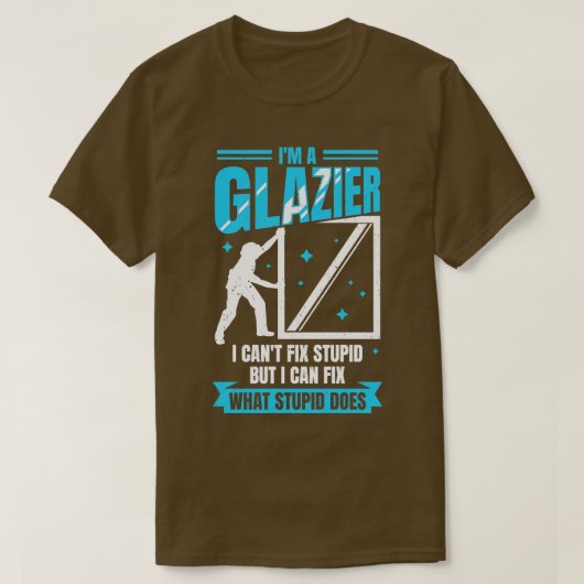 Im A Glazier Window Glass Installer Gift Tシャツ (デザイン正面)