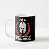 Im A Heart Disease Warrior Survivor Cardiac Health コーヒーマグカップ (左)