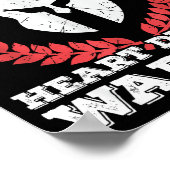 Im A Heart Disease Warrior Survivor Cardiac Health ポスター (角)