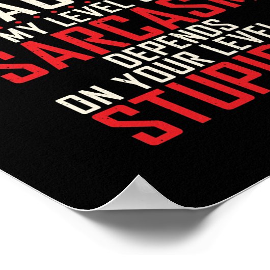 Im a History Teacher my level of Sarcasm depends ポスター (角)