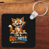  I'm a Hot Mess キーホルダー (裏面)