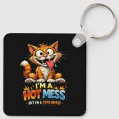  I'm a Hot Mess キーホルダー (裏面)