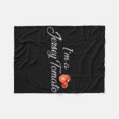 I'm A Jersey Tomato, New Jersey, Garden State, Jer フリースブランケット (正面(横))