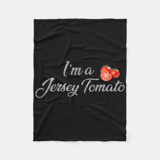 I'm A Jersey Tomato, New Jersey, Garden State, Jer フリースブランケット (正面)