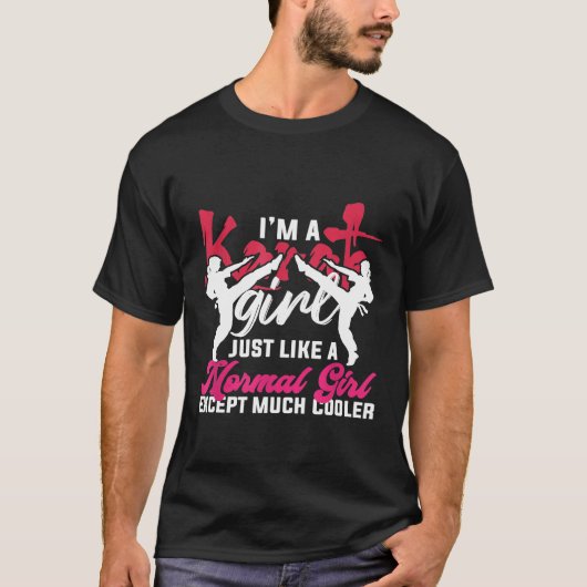 Im A Karate Girl空手Tシャツ Tシャツ (正面)
