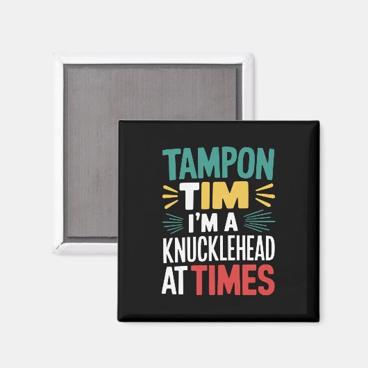 I'm A Knucklehead At Times Tim Walz 討論会 2024 マグネット (正面/裏面)
