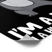 I'm A Koala In A Human Costume Funny Koala ポスター (角)