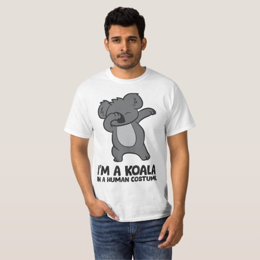 I'm A Koala In A Human Costume Funny Koala  Tシャツ (正面フル)