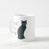 I'm a Lady, Not a Tramp Mug -for Cat Lovers コーヒーマグカップ (正面左)