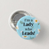 I'm a Lady that Leads (デイジー)ボタン 缶バッジ (正面&裏面)