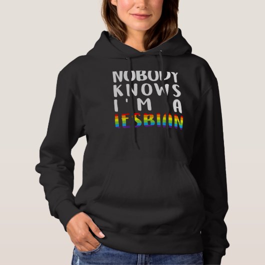 Im A Lesbian Lgbt Qプライドゲイ誇りを持ったA パーカ (正面)