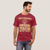 Im A Licensed Ham Radio Operator Tシャツ (正面フル)