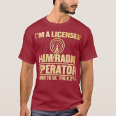 Im A Licensed Ham Radio Operator Tシャツ (正面)