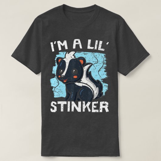 Im A Lil Stinker野生動物動物スカンクウィスパー Tシャツ (デザイン正面)