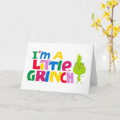 I'm a Little Grinch Colorful Graphic カード (黄色い花)