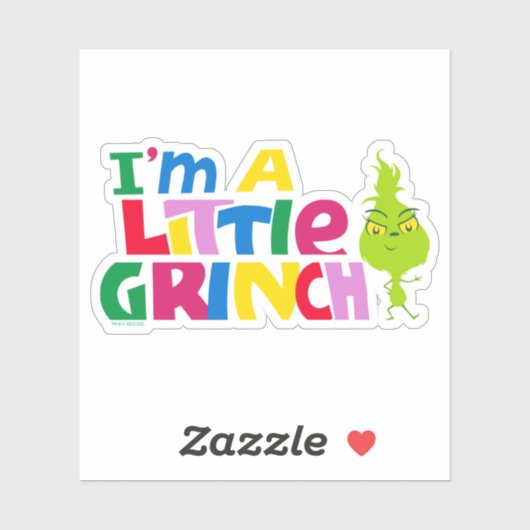 I'm a Little Grinch Colorful Graphic シール (シート)