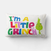 I'm a Little Grinch Colorful Graphic ランバークッション (裏面)