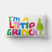 I'm a Little Grinch Colorful Graphic ランバークッション (正面)