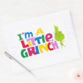 I'm a Little Grinch Colorful Graphic 長方形シール (封筒)