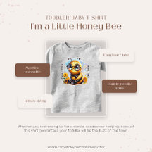I'm a Little Honey Bee Toddler/ベビーTシャツ