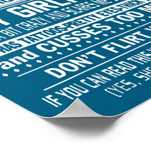 I'm A Lucky Man Because Dating A Freaking Y Girlfr ポスター (角)