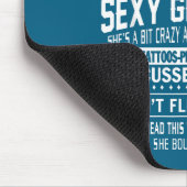 I'm A Lucky Man Because Dating A Freaking Y Girlfr マウスパッド (コーナー)