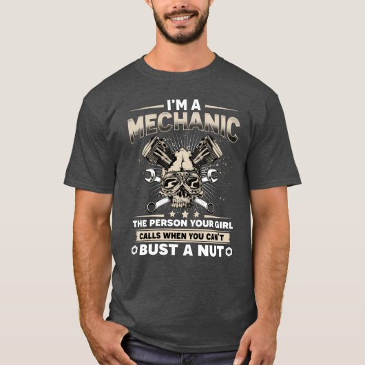 Im A Mechanic Funny Auto Car Mechanic Father Dad g Tシャツ (正面)