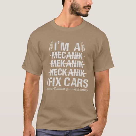 Im A Mechanic I Fi Cars Auto Mechanic boy Tシャツ (正面)